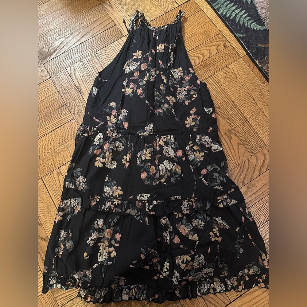 Secret Mission Cape Town Isabel Floral Tiered Mini Dress Size Small - Picture 4 of 4